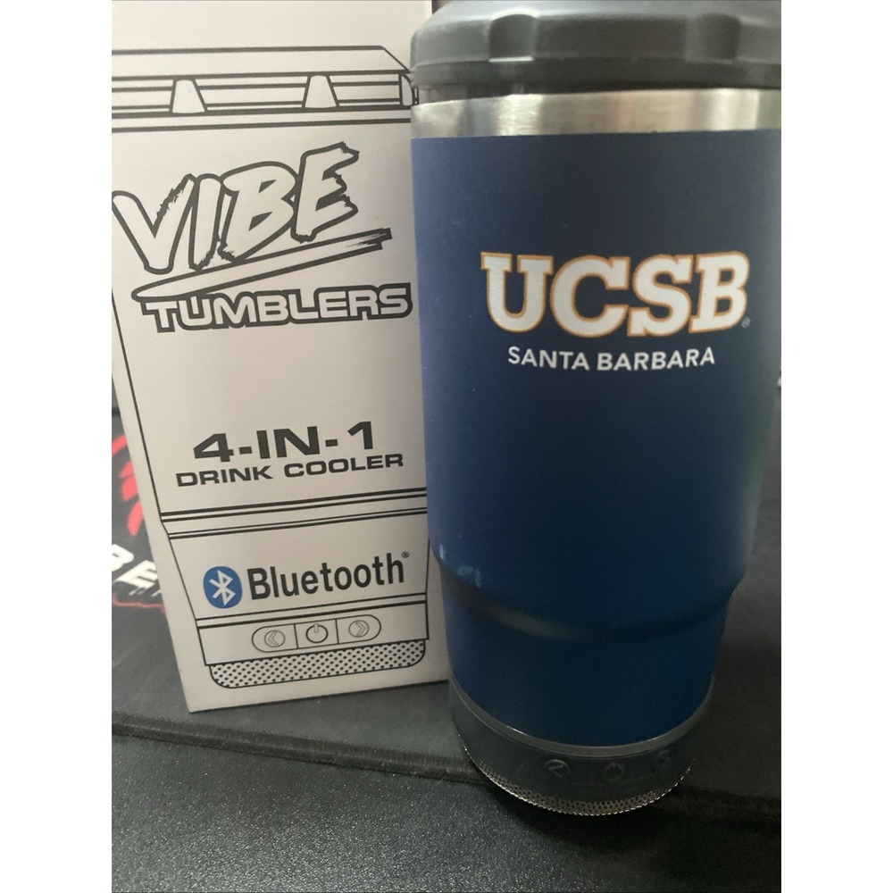 Vibe Bluetooth Tumbler UCSB Santa Barbara New C1